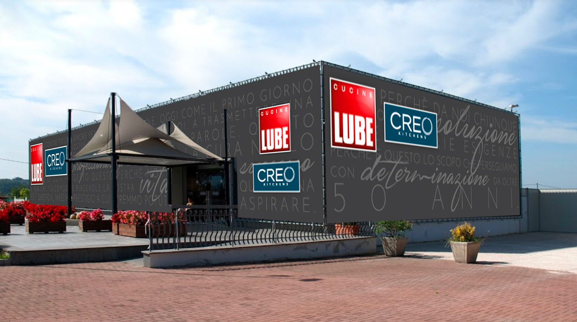 Vuoi creare la cucina dei tuoi sogni?<br>Affidati alla nostra esperienza e competenza. - Home - LUBE CREO Palombara Sabina (Roma)