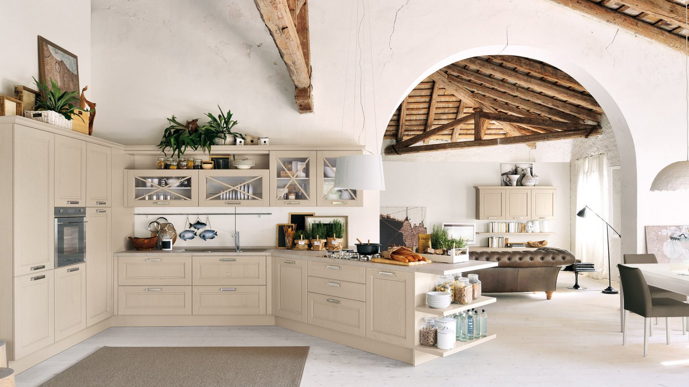 Cucine LUBE - Cucine Classiche Contemporanee - LUBE CREO Palombara Sabina (Roma)